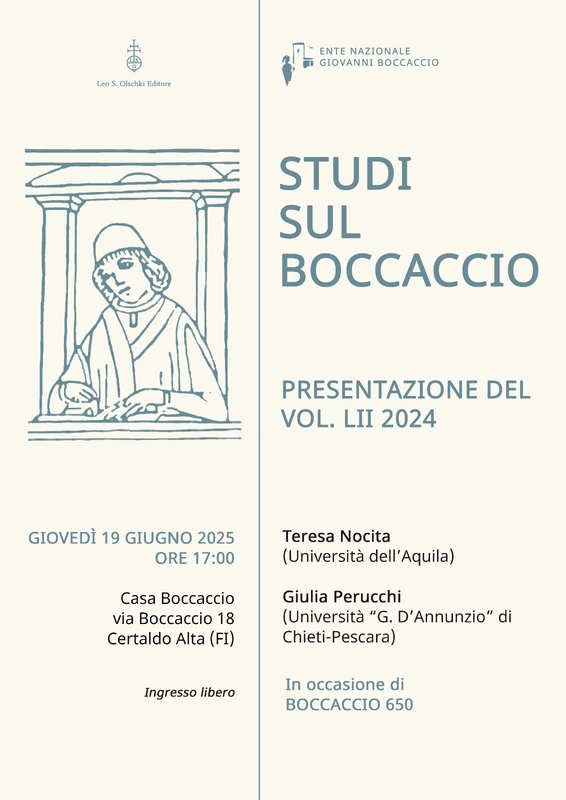 Presentazione Studi sul Boccaccio