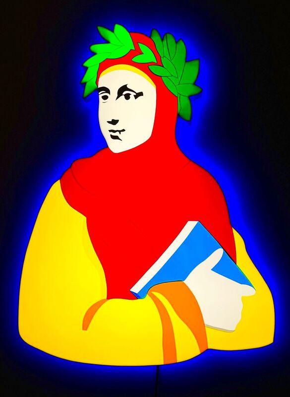 Marco Lodola interpreta Giovanni Boccaccio
L’artista realizza il logo delle celebrazioni per l’Ente Nazionale Giovanni Boccaccio