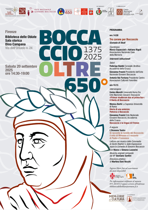 Tre corone per Boccaccio